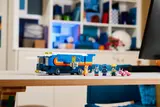 Full LEGO Sonic set displayed on a table.