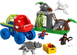 Spidey Dino Crawler Rescue set components.