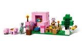 Pig house interior revealed.