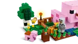 Minecraft farm close-up.