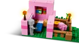 Pig house interior details.