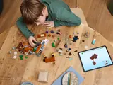 Building with digital instructions.