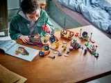 Child building Bowser's Train