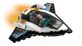 Close-up of the LEGO spaceship.