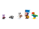 LEGO Minecraft Legends minifigure lineup.