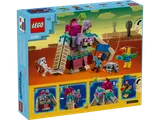 Back of the set box detailing play features.