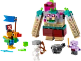 LEGO Minecraft Legends 21257 'The Devourer Ambush' set components.