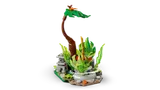 Close-up of LEGO Ninjago World Tree Shrine.