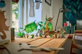Full LEGO Ninjago Dragon of Life set displayed on table.