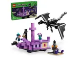 LEGO Minecraft 21264 set with its box.