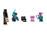 Minecraft Enderman, Shulker, Ender mite, End Mage minifigures.