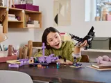 Child playing with Ender Dragon.