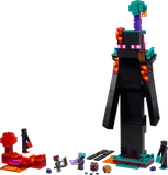 LEGO Enderman Tower set with minifigures.