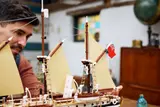 Adjusting sails on Endurance model.