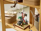 STEM set on a wooden shelf.