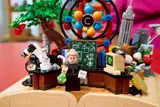 Close-up of Marie Curie's lab.
