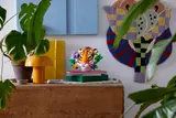 LEGO Art Tiger home display