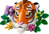 LEGO Art Tiger head with flowers