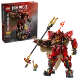 Fire Knight Mech box and built model.