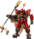 Fire Knight Mech with Kai and Arin minifigures.