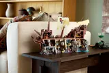 Goonies ship on coffee table.