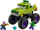 Hulk's monster truck and minifigures.