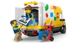 LEGO van's rear with unloading minifigures.