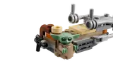 Grogu on speeder bike.