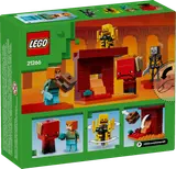 Back of LEGO Minecraft 21266 box.