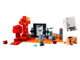 Piglin vs. Ghast fireball attack.