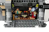 Detailed ship interior with minifigures.
