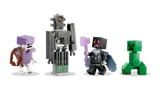 LEGO Minecraft minifigures detailed shot.