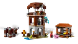 Minecraft action scene.