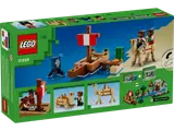 Back of LEGO Minecraft set box.