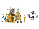 Fortress mode of The Sandman's Tower with minifigures.