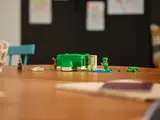 Set displayed on table.