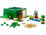 LEGO Minecraft Turtle Beach House set overview.