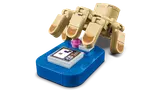 Thing with brick-built phone.