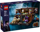 LEGO Wednesday Thing's Apartment set box.