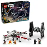 Box art, X-Wing and TIE Fighter models.