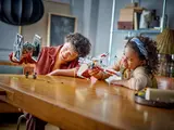 Children playing with ships.