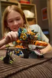 Kids playing with the finished set.