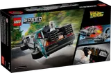 Back of LEGO DeLorean box.