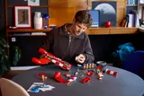 Assembling Tintin Moon Rocket.