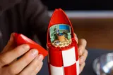 Opening Tintin rocket cockpit.