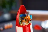 Captain Haddock in cockpit.
