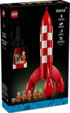 Back of Tintin Rocket box.