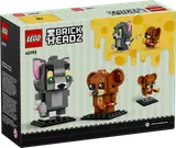 Back of LEGO 40793 Tom & Jerry BrickHeadz box.