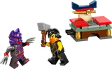 Kai and Rapton duel on a temple training ground.