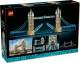 Tower Bridge LEGO set box back